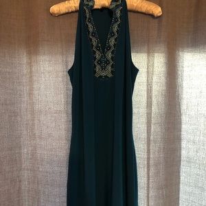 WHBM EMBROIDERED SHIFT DRESS